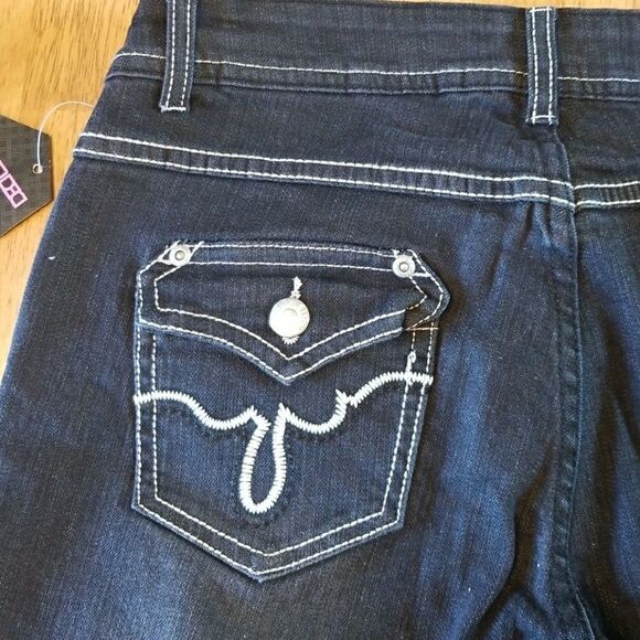 Pencil Straight Skinny Jeans Dark Denim By Decoded - Picture 4 of 8